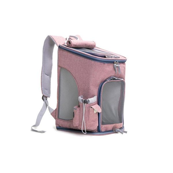 

dog car seat covers linen cloth go out doggie bags on shoulders large space ultra-breathable foldable pet backpack for travel carrier bag