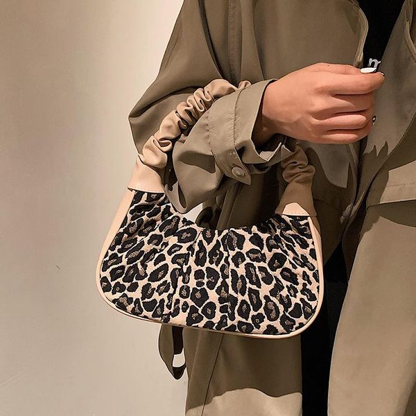

evening bags original brand bag 2021 female ins hand all-match shoulder leopard print underarm