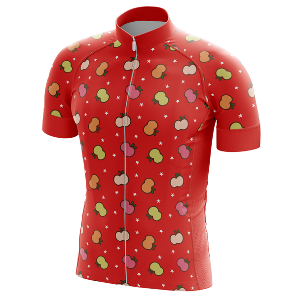 

racing jackets hirbgod men's cycling jersey short sleeve red bicycle shirt lightweight moisture-wicking road bike clothing,tyz398-01, Black;red