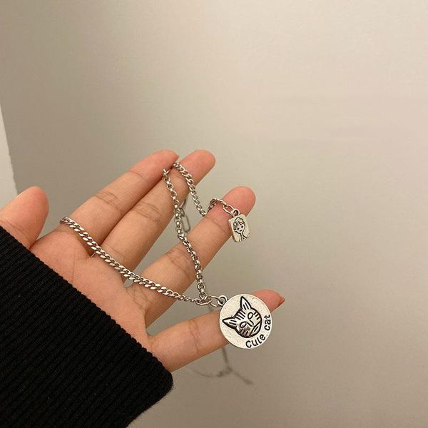 

pendant necklaces choker necklace wholesale women chain for cat, Silver