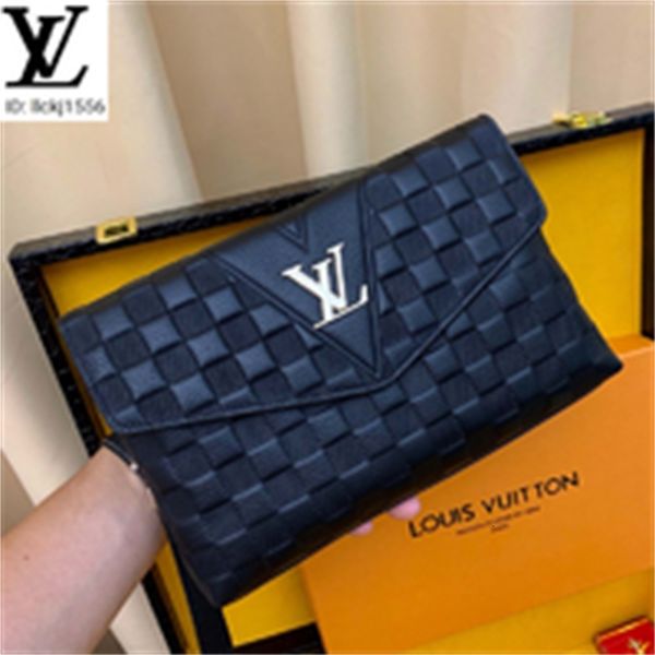 

wallet brand designer purse luxury l7lb m9021-5 chain black embossed flap compact clutch clutch men wallets real leather clutches long eveni, Red;black