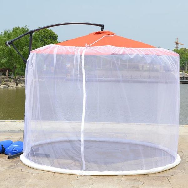 

courtyard net cover sunshade mosquito outdoor straight umbrella gauze black white