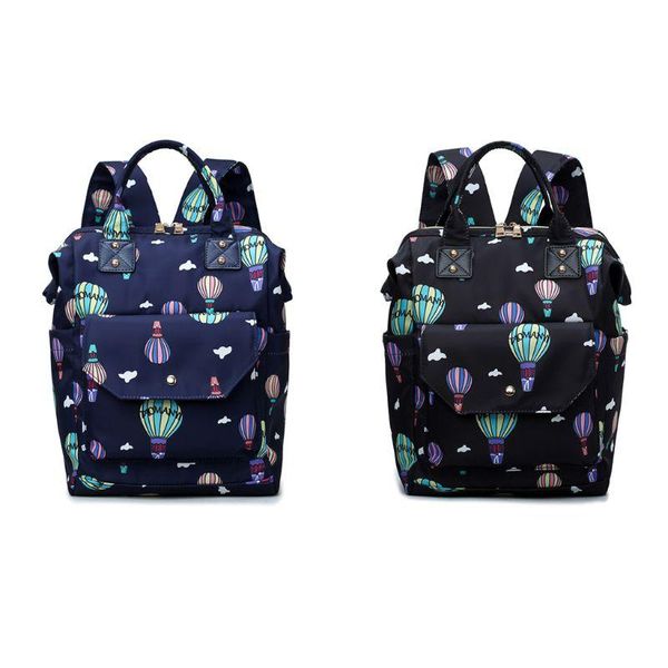

diaper bags multifunctional air balloon print mummy bag large capacity maternity backpack travel handbag for baby care