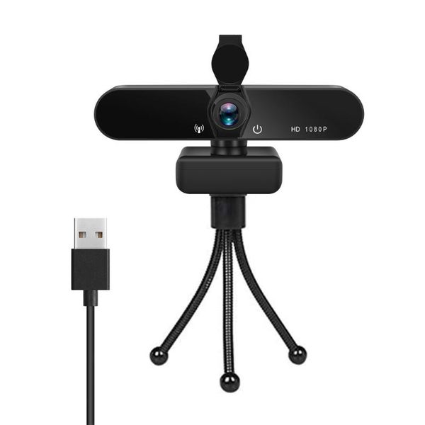 

webcams working built in microphone hd 1080p online teaching with privacy cover usb 2.0 pc webcam plug and play tripod computer laptop