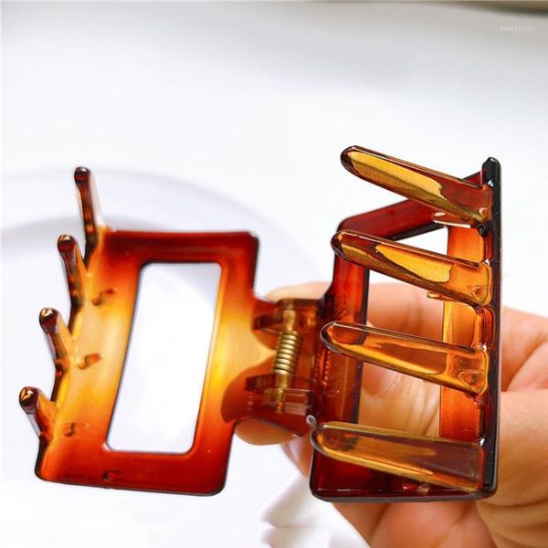 

square woman elegant transparent hair crab women accessories girls hairpins claw clips ladies ornaments barrettes1