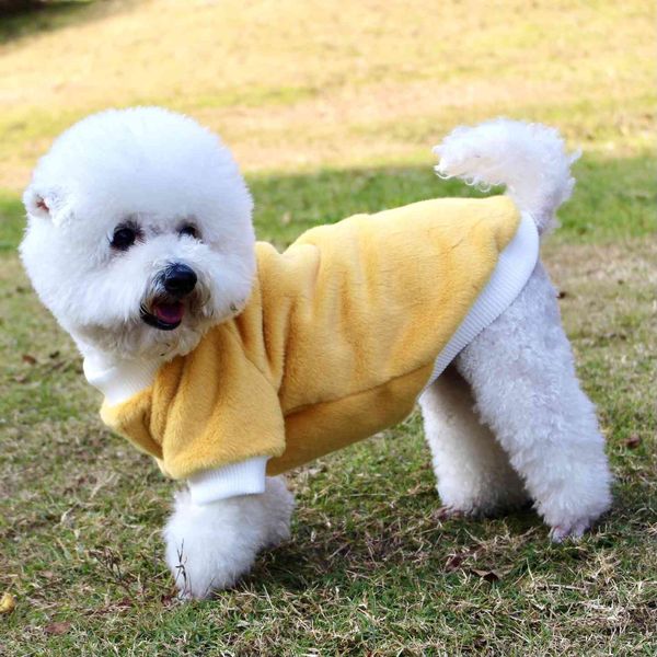 

berry pet clothing autumn and winter warm leisure teddy dog mink hair thickening