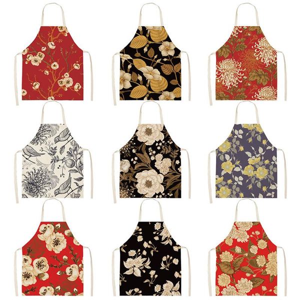 

aprons flower print for home and kitchen alpaca child apron men women woman