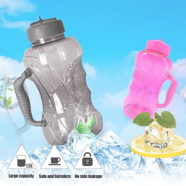

sports bottle 1.5 liters (without bap space bottle), portable for exercise bikes, mountaineering, hiking water