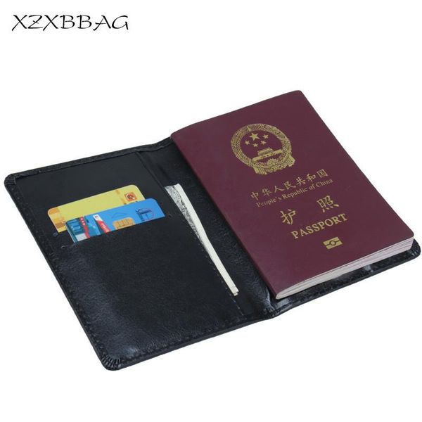 

card holders xzxbbag pu travel passport case sheath unises russian id bag multifunction documents protective covers holder, Brown;gray