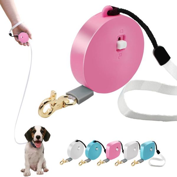 

2m retractable dog leash automatic extending pet nylon walking leads for cats puppy small dogs chihuahua yorkshire collars & leashes