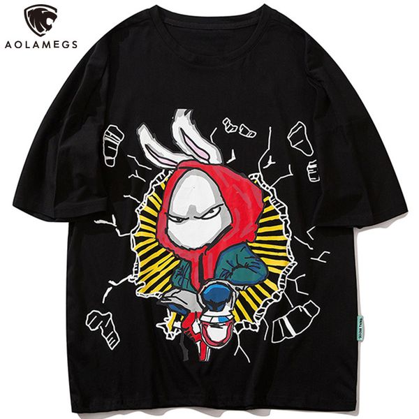 

men's polos male t-shirt for the cartoon s of men's necks in shirts, White;black