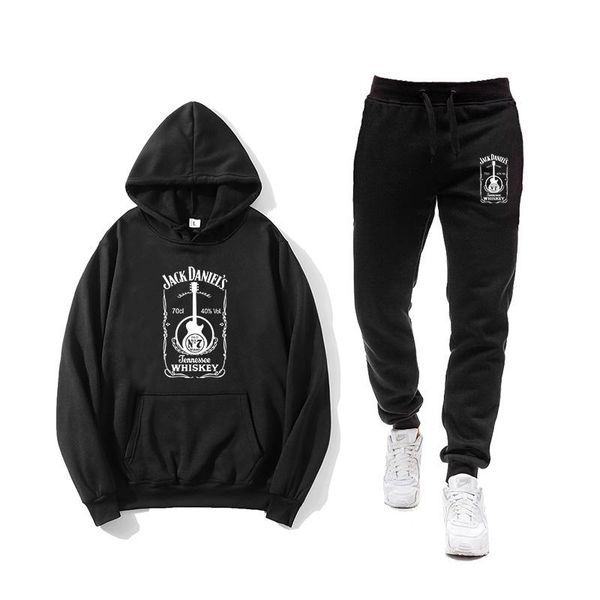 

men's hoodies & sweatshirts hoodie white guitar print women's sweatshirt oversized pullover harajuku spring and autumn set, Black
