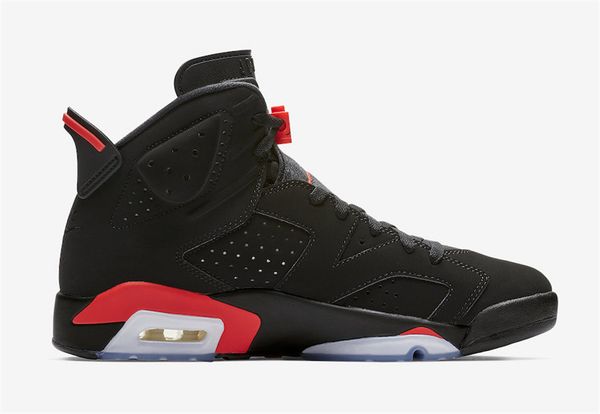 

jumpman 6 black infrared basketball shoes mens vi sports sneakers ship size eu40-47.5
