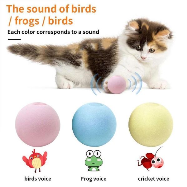 

pet supplies gravity ball insect calling cat toys interactive wool sounding catnip p2f2