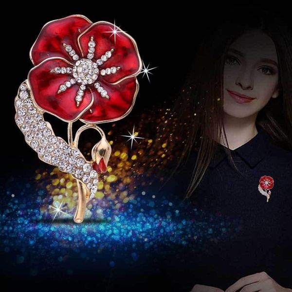 

pins, brooches elegant woman retro fashion crystal pins jewelry clothes accessories, Gray