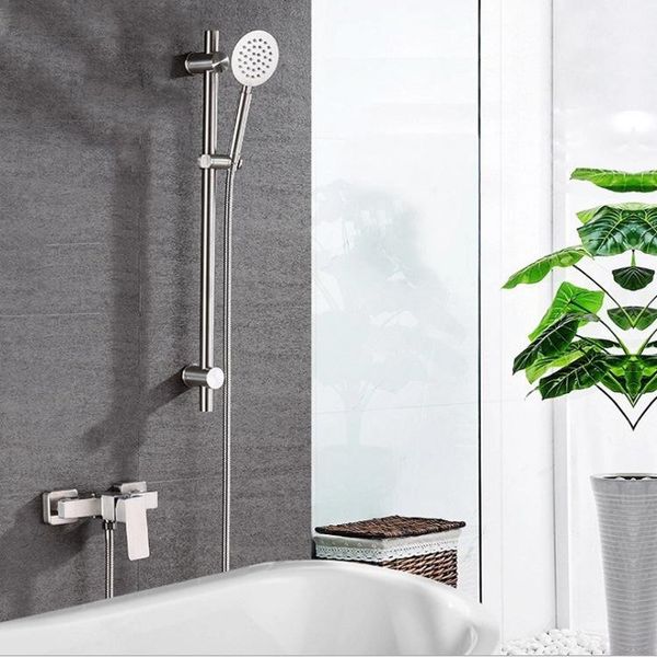 

stainless steel square bathtub monofunctional faucet mix water valve sets wholesale sanitary ware manufacturer bathroom shower