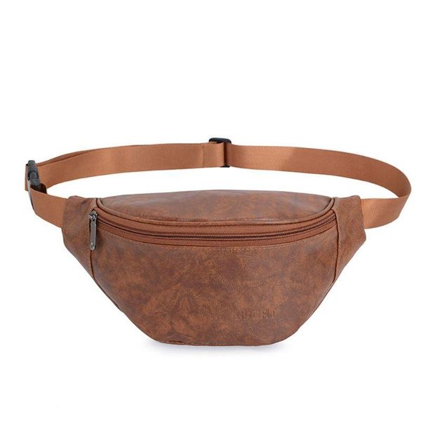 

waist bags vintage pu leather fanny pack bum belt chest bag crossbody pouch 50ld