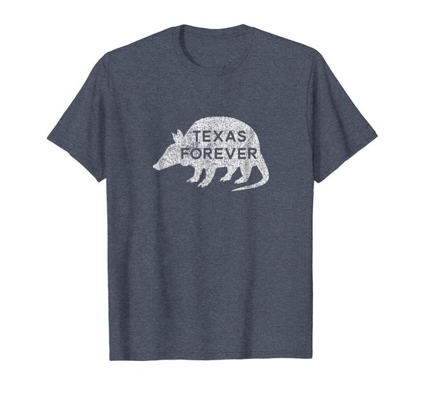 

texas forever armadillo distressed vintage style texas shirt, White;black
