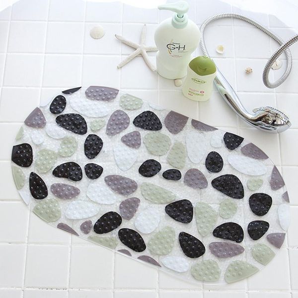 

bath mats with sucker bathroom carpet shower pad soft massage multi-color 38cm*70cm cute cartoon anti-slip pvc