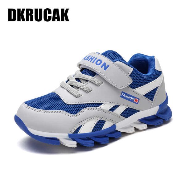 Mode Marke Mesh Kids Turnschuhe Kinder Anti-Slippery Outdoor Sports Freizeitschuhe Atmungsaktive Jungen Tennis Sneakers Mädchen Schuhe G1025