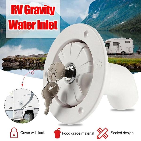 

parts rv gravity water filling port cover drain tank for camping trailer motorhome