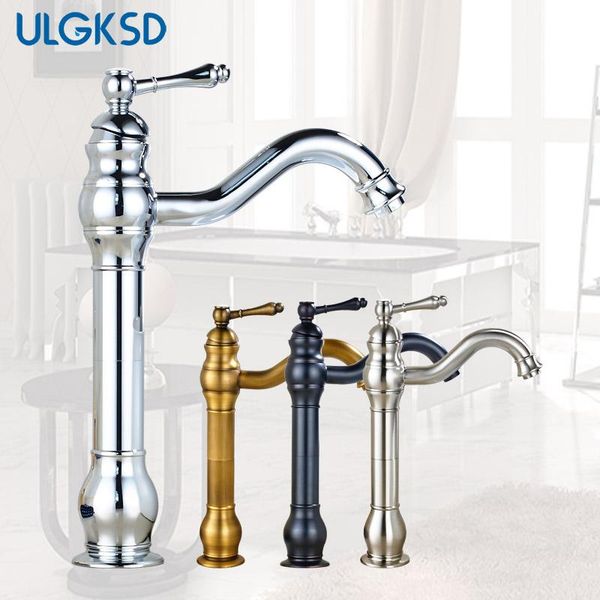 

bathroom sink faucets basin faucet single handle 4 choices counter-solid brass mixer water tap para