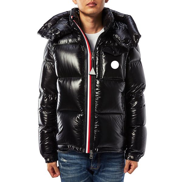 

2022 maya mens down parkas designer embroidered letter womens downs jackets, Black