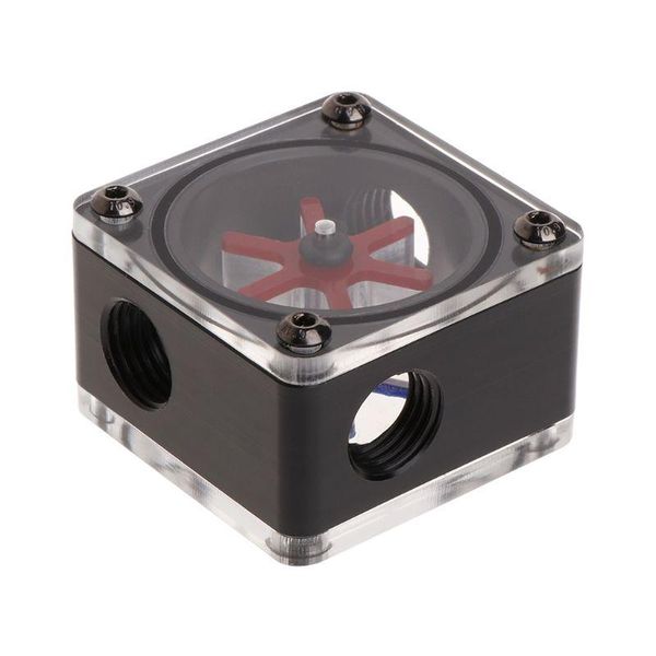 

fans & coolings 3 way water cooling flow meter indicator for pc system g1/4 thread
