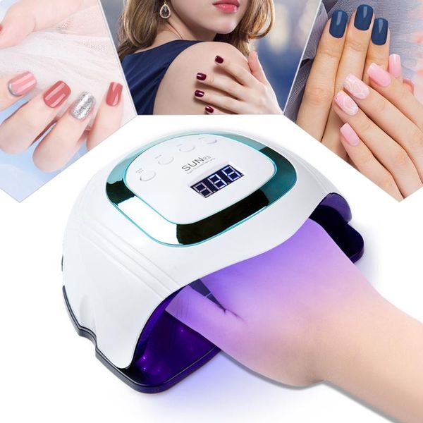 

nail dryers dryer uv lamp manicure fast drying gel polish 168w 54led lamps induction light quick