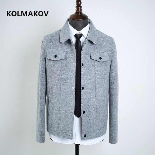 

men's wool & blends 2021 arrival coat men,men's casual jackets , fashion overcoat men,plus-size m-xxxl, Black