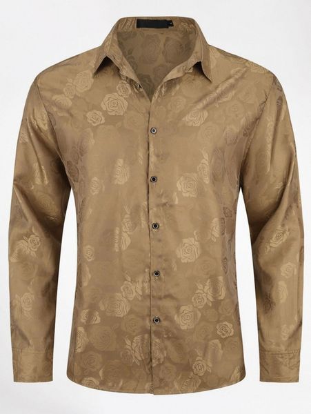 

cloudstyle men jacquard button up shirt l972#, White;black