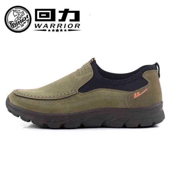 

huili men's shoes casual light and non slip one pedal spring breathable doudou car iving sports, Black