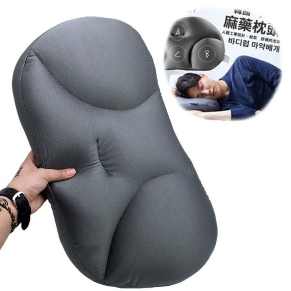 

pillow korean 3d all-round sleep neck support butterfly shaped ergonomic foam soft orthopedic solid color