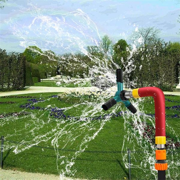 

watering equipments 360° rotating water sprinkler trampoline rotary kit for outdoor courtyard park summer gardening supplies#g