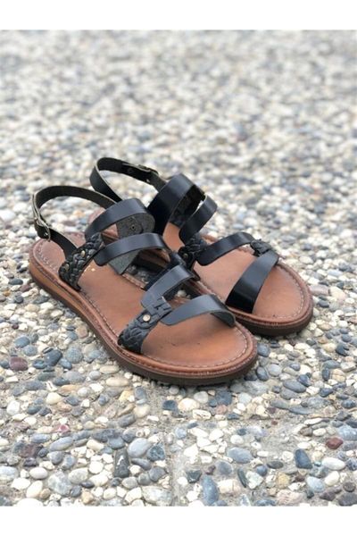 

sandals eyebrow black female