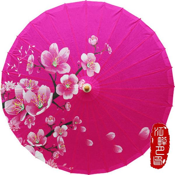 

umbrellas chinese japanese oil paper umbrella parasol dancing wooden handle craft women's for wedding decoration