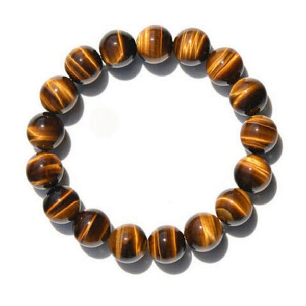 

bracelet tiger eye stone, Golden;silver