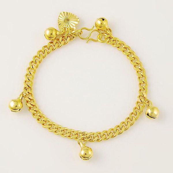 

charm bracelets 24k gp bracelet 3mm cuban link chain hand bangle yellow gold color men gift rock jewelry high quality, Golden;silver