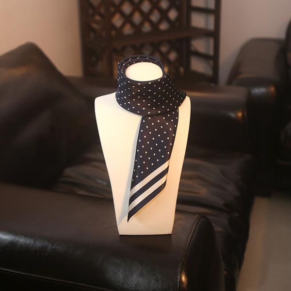 

silk scarves mulberry "wave point" small square / professional, Blue;gray