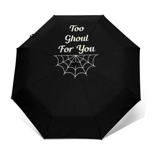 

umbrellas ghoul umbrella aesthetic compact print sun wind proof automatic