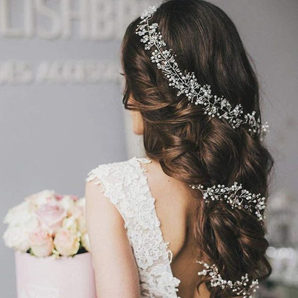 

headpieces women bridal hair vine bride wedding accessary headband bridesmaid accessories tiara hp120, Silver