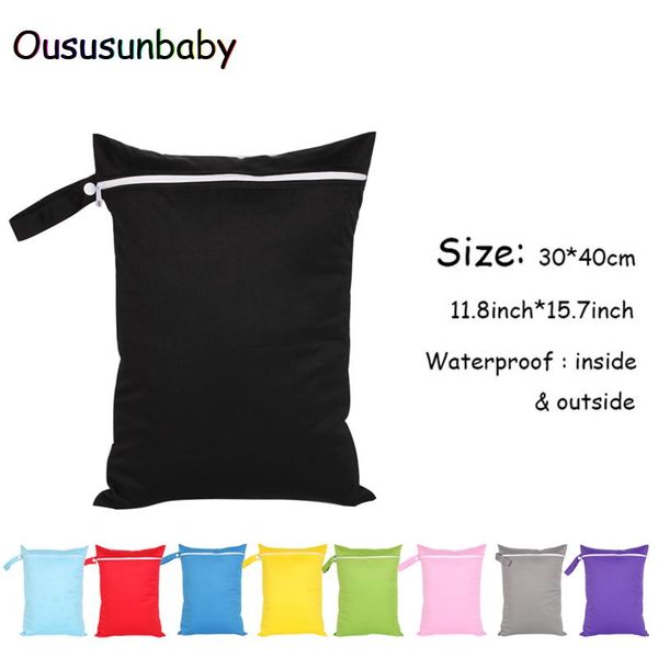 

shopping bags 1pcs baby cloth diaper wet bag pouch for nursing pads menstrual stroller mini tote waterproof reusable