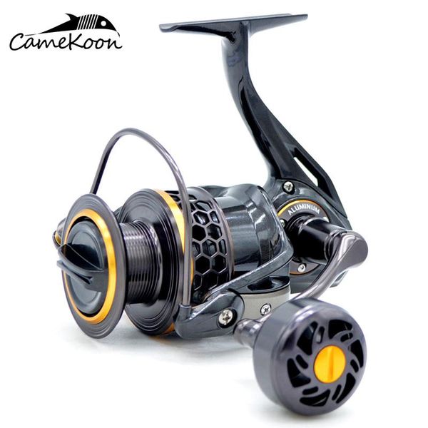 

2000-5000 spinning wheel 5.2:1/6.2:1 gear ratio jigging reel full metal 15kg drag power for saltwater big game fishing baitcasting reels