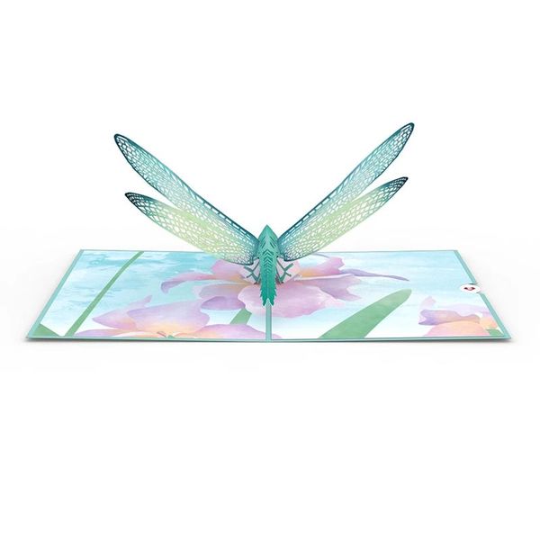 

mothers day dragonfly 3d -up greeting card exqusite gifts creative cards