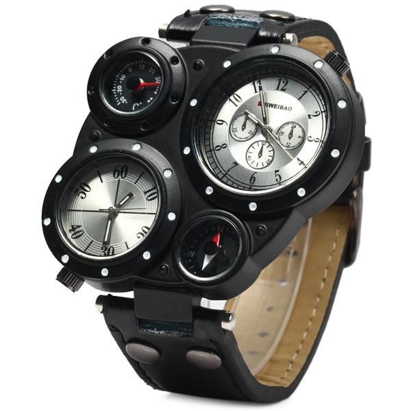 

wristwatches 2021 brand quartz fashion watches men gift sport military compass wrist watch relogio masculino orologio uomo, Slivery;brown