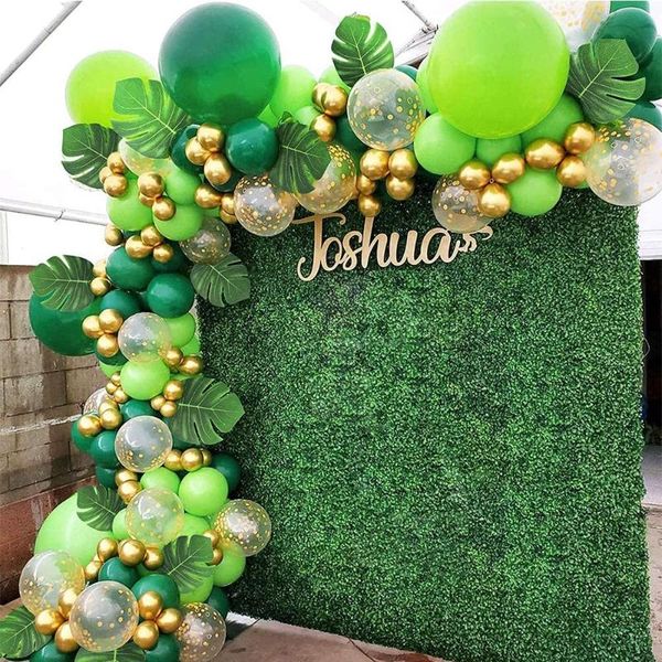 

party decoration 163pcs safari jungle balloon arch green garland kit gold huge balloons birthday supplies boy baby shower decorations