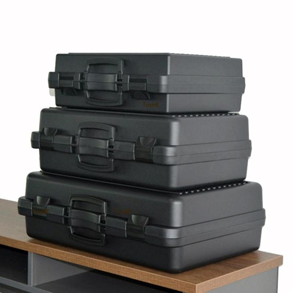 

tool organizers box plastic equipment instrument case protective portable dry toolbox impact resistant with pre-cut foam