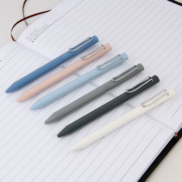 

triangle baixin rotation multicolor simple cool wind plastic pen holder signature needle tube neutral office suppli