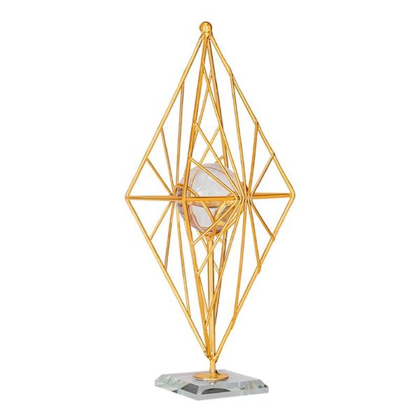 

novelty items 1pc nordic style crystal ball decor deskiron craft