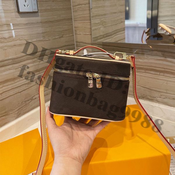 

shoulder cross body hand bags fashion brand mini bucket genuine leather all over letters large capacity women travel size small handbags lux